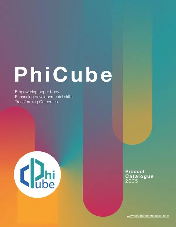 Titelseite des PhiCube-Produktkatalogs.